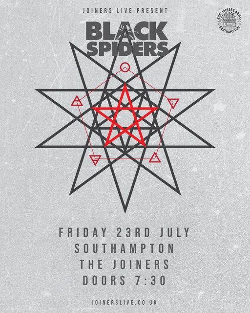 Black Spiders at The Joiners, Southampton
