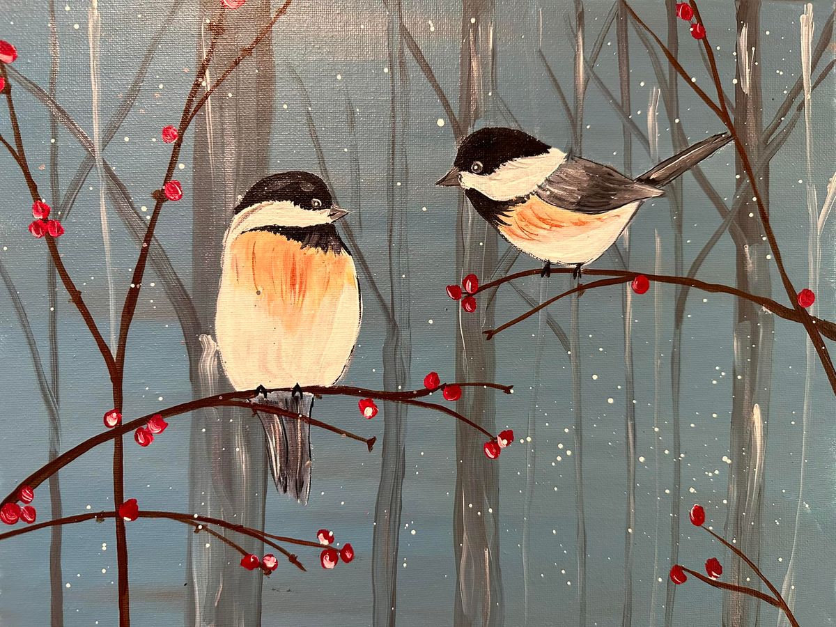 Two Chickadees