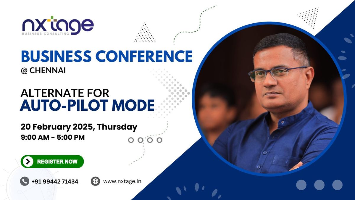 Alternate for Autopilot Mode | Business Conference @ Chennai