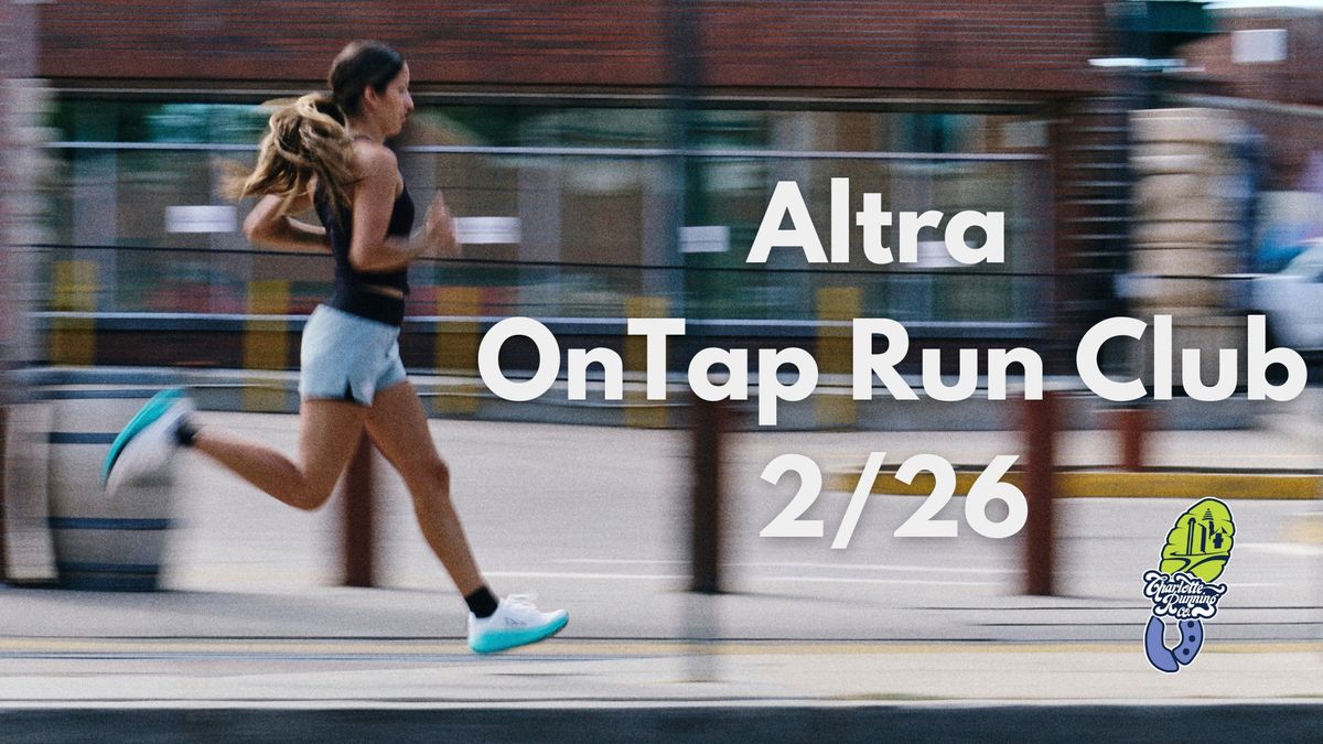 On Tap Run Club with Altra