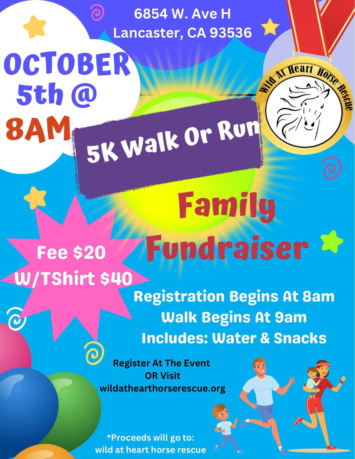 5K Walk or Run Fundraiser 