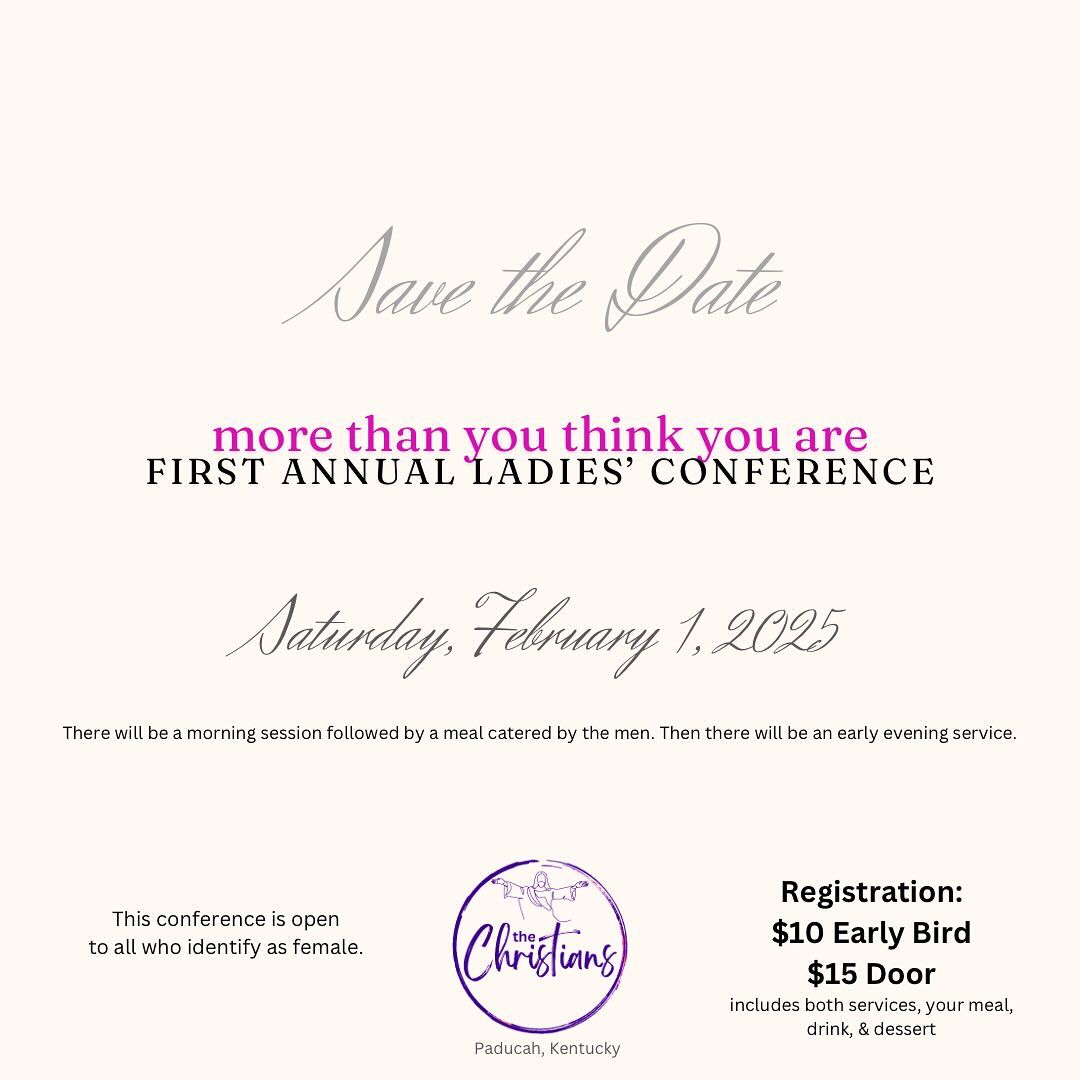 More Than You Think You Are Ladies Conference