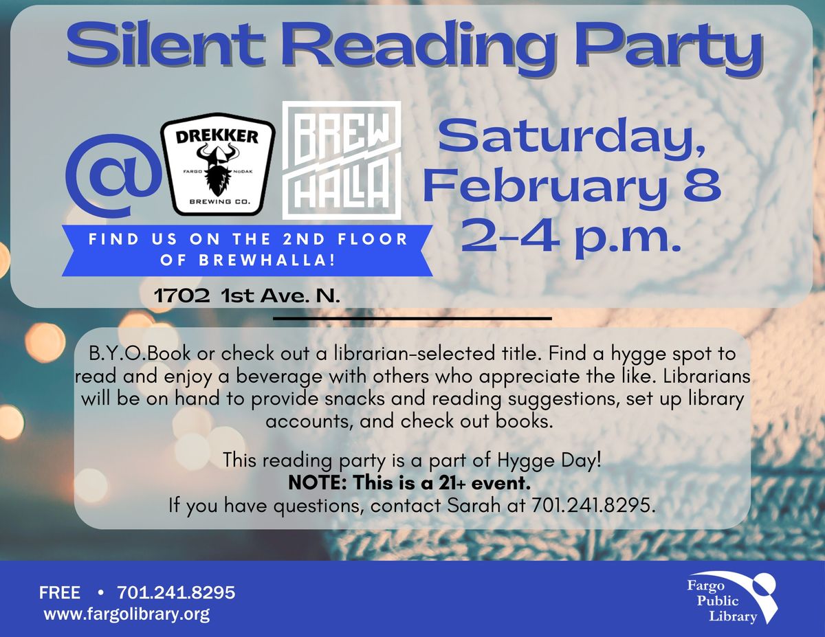 "Silent" Reading Party @ Drekker