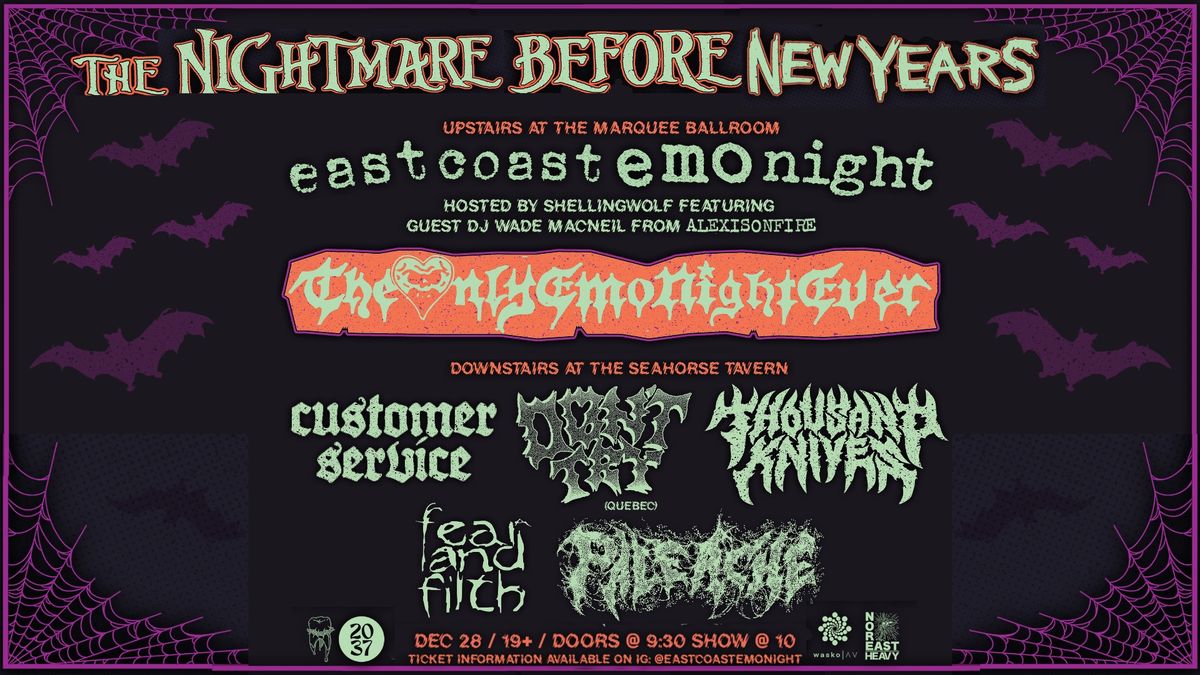 Nightmare Before New Years - Emo Night x Noreast Heavy