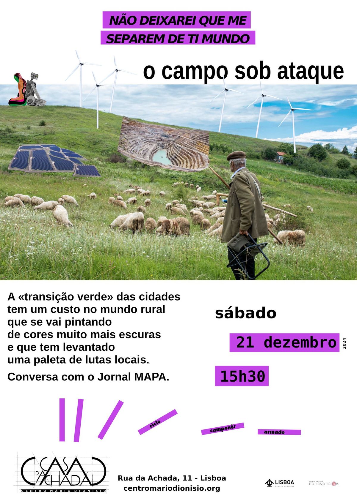 O campo sob ataque >> \u00abN\u00e3o deixarei que me separem de ti mundo\u00bb