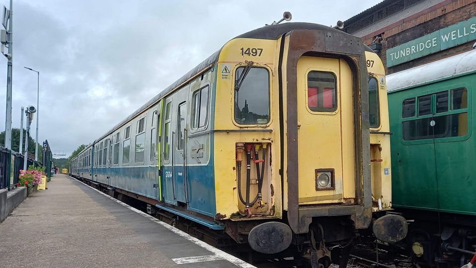 Sales Stand at the Spa Valley Railway 25th Anniversary Summer Diesel Gala