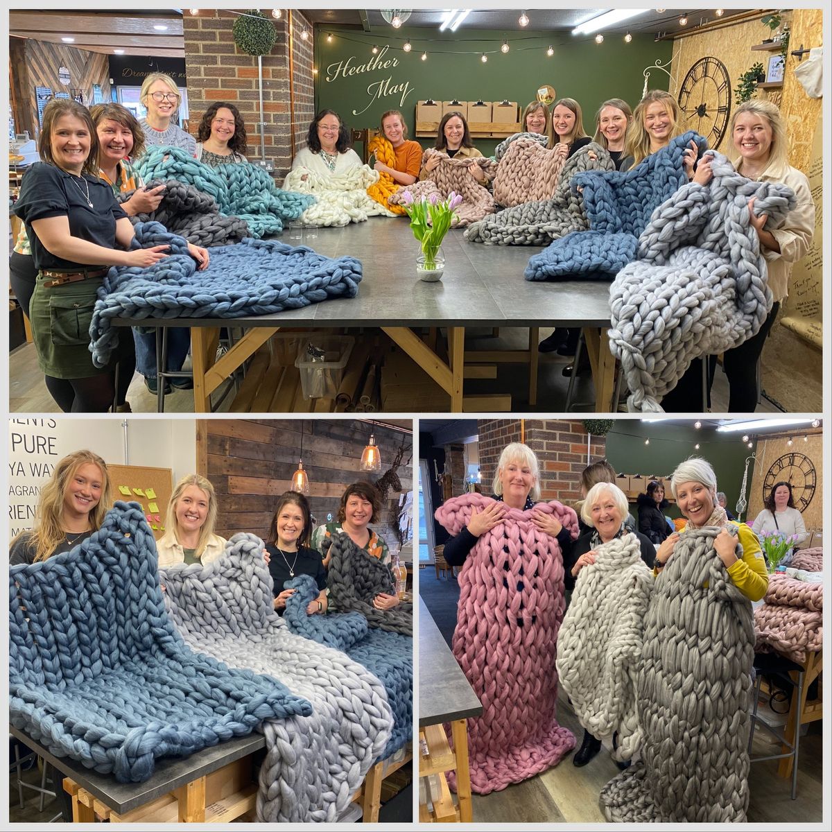 Arm Knitting Workshop | Chunky Blankets