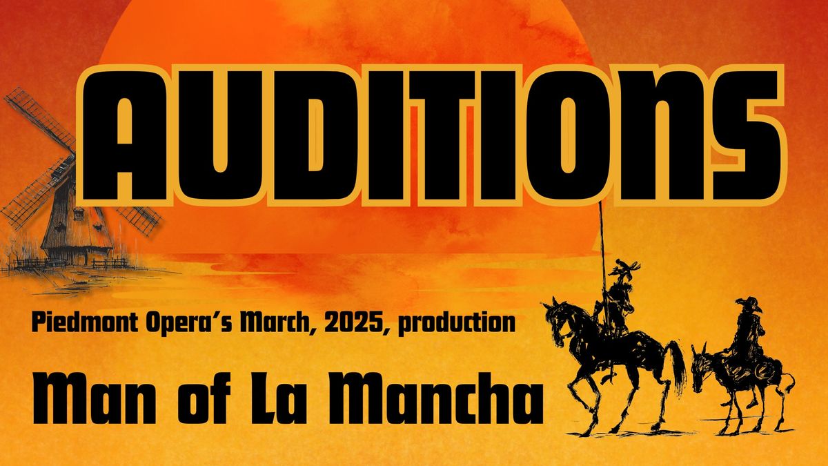 Auditions for 'Man of La Mancha'