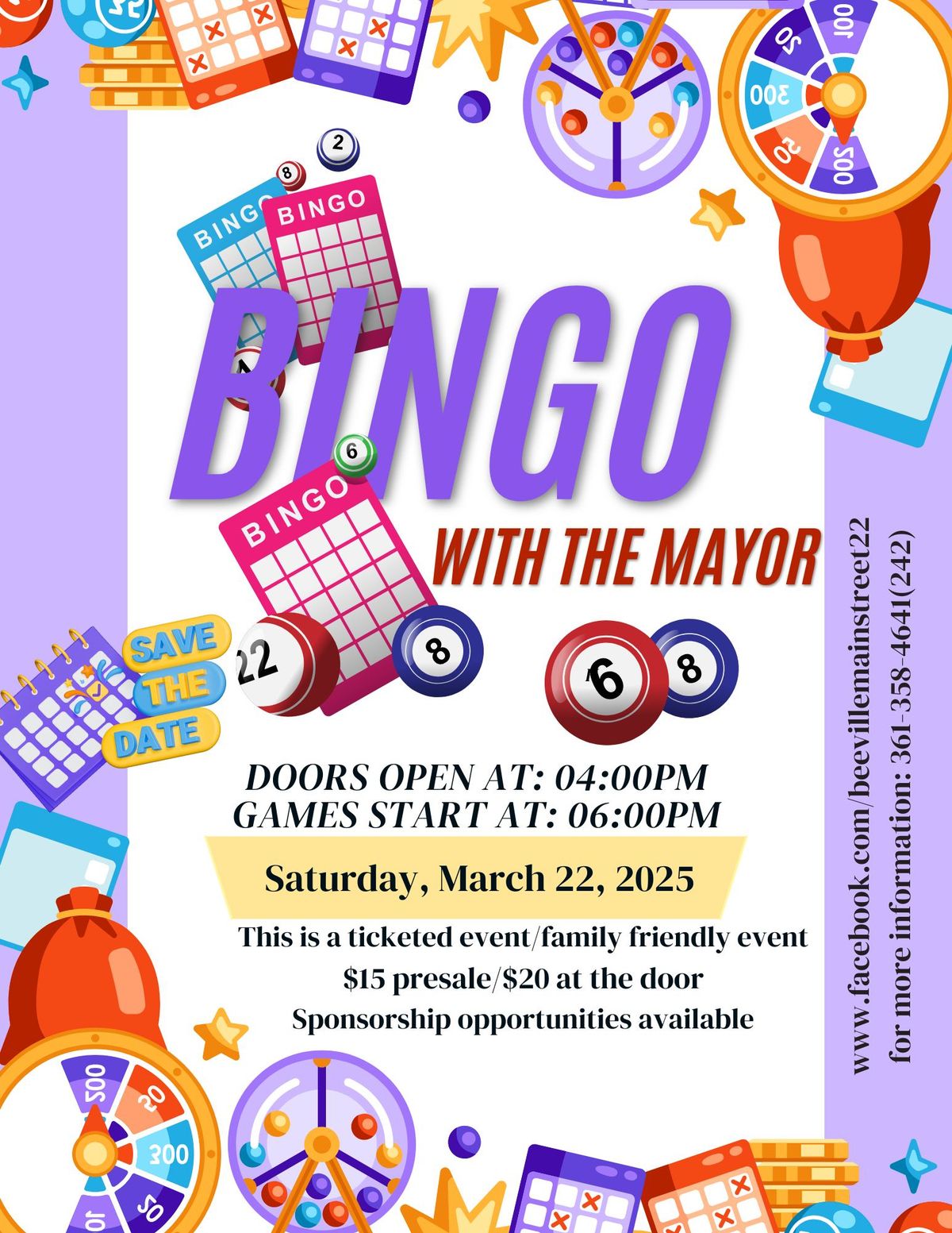 Bingo with the Mayor