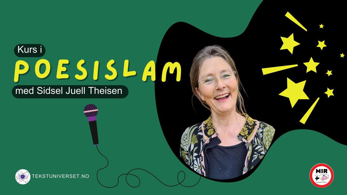 Kurs i poesislam med Sidsel Juell Theisen