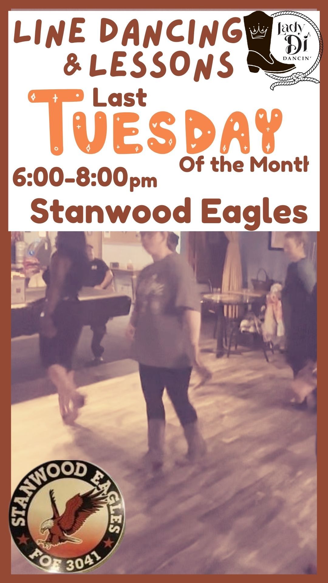 Line Dancing & Lessons Tuesday Stanwood Eagles