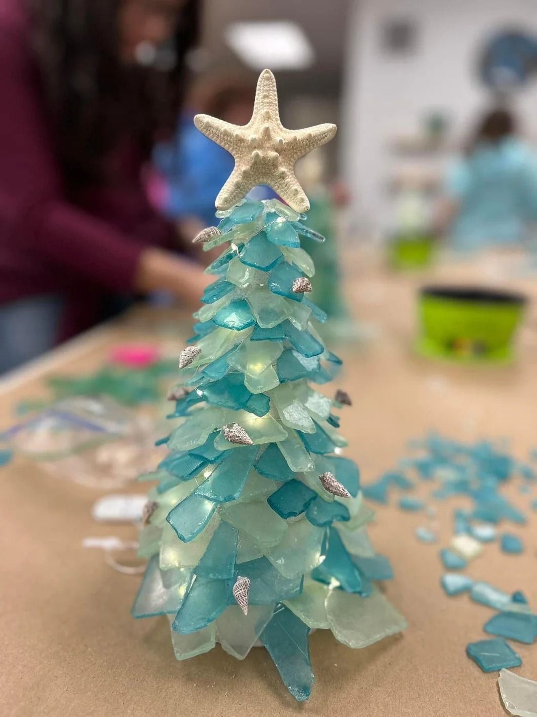 Sea Glass Christmas Tree Workshop