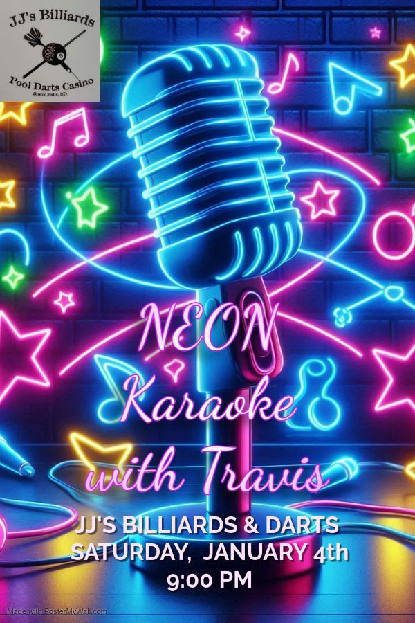 Neon Karaoke w\/ Travis