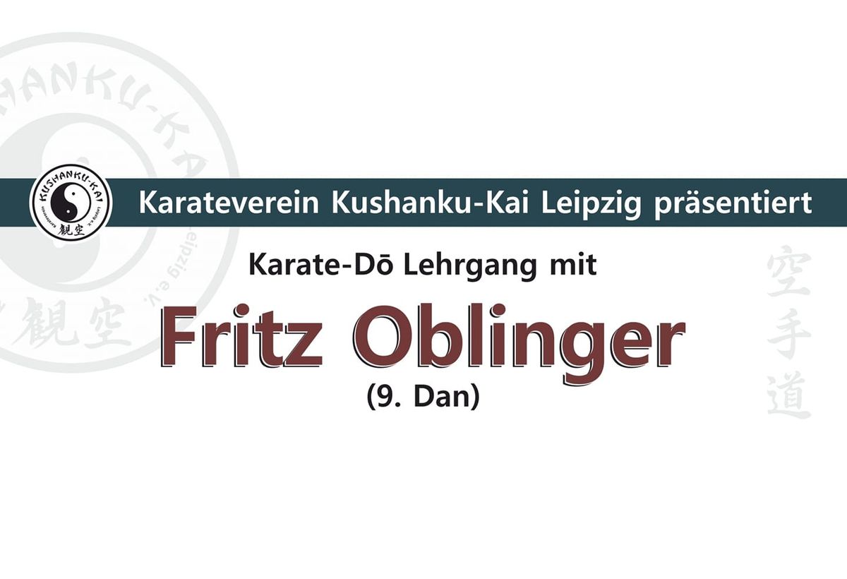 Lehrgang mit Fritz Oblinger 