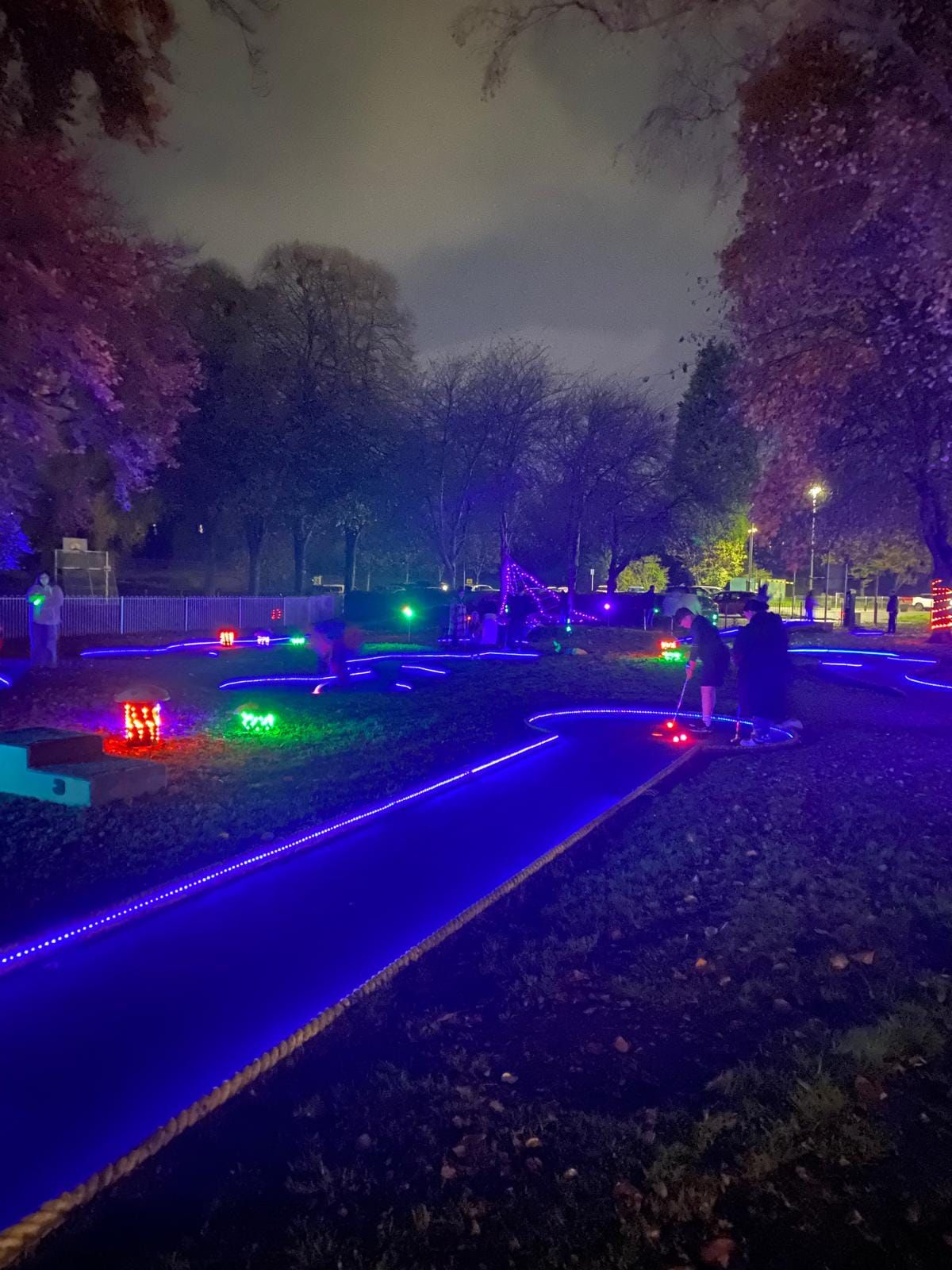 Glow in the Park, Mini Golf after Dark - Xmas Special!