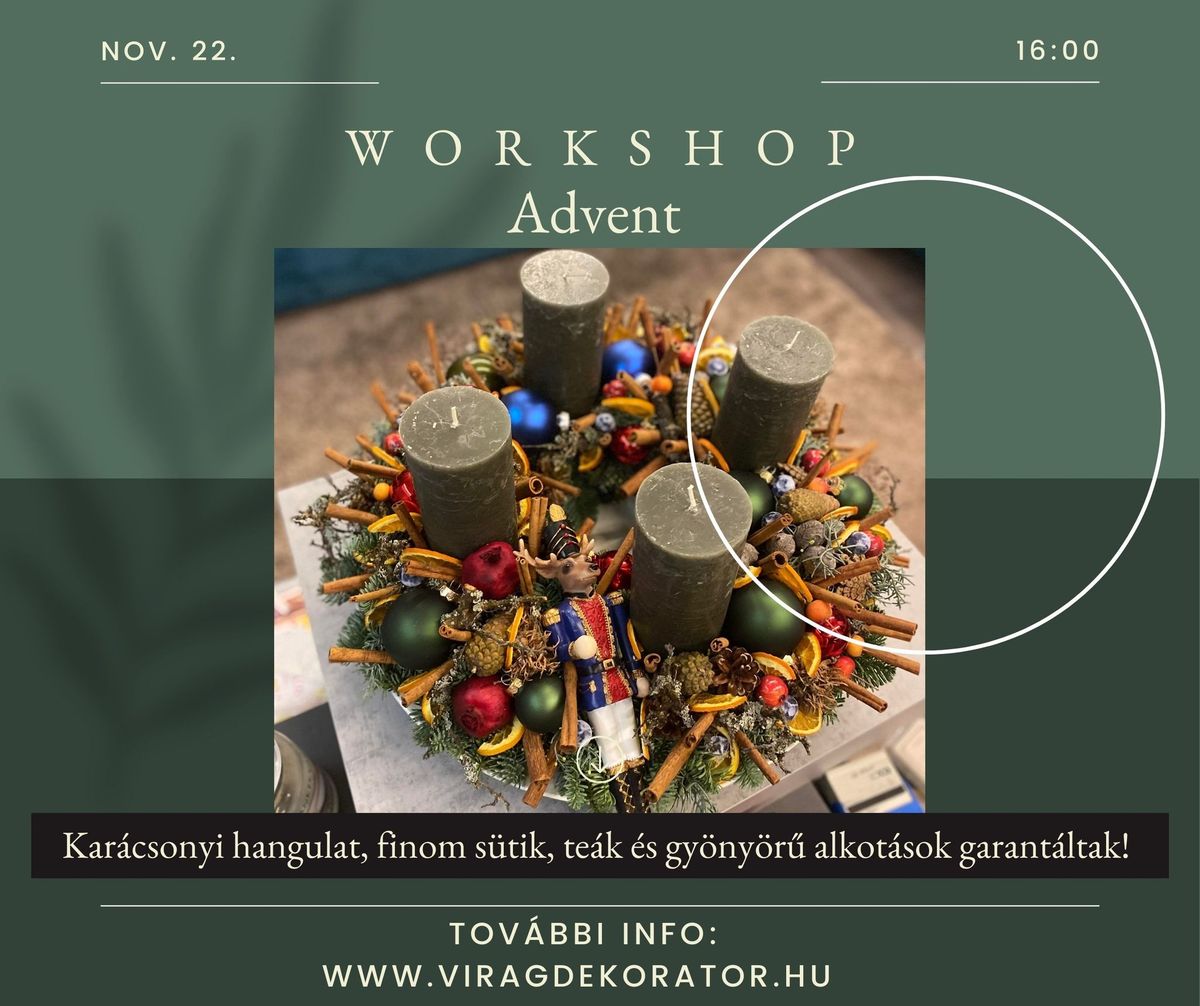 Adventi Workshop a Prestige Dekorakad\u00e9mi\u00e1n