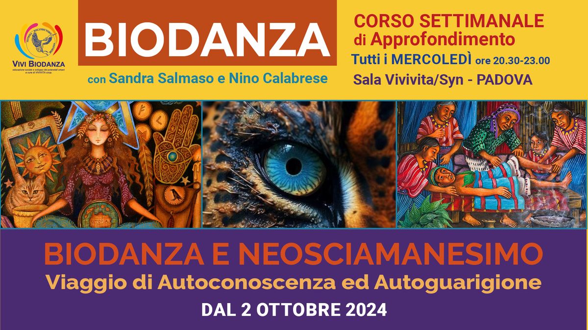 BIODANZA E NEOSCIAMANESIMO - Corso di APPROFONDIMENTO