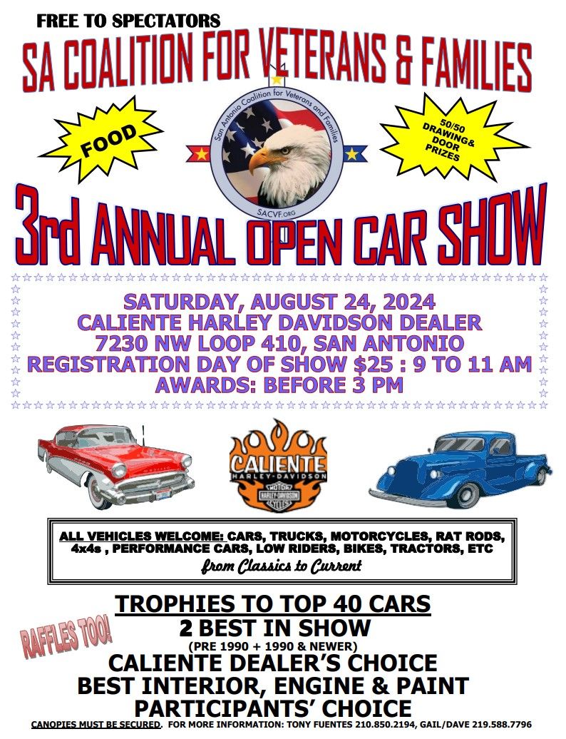 Car Show - San Antonio Coalition for Veterans & Families