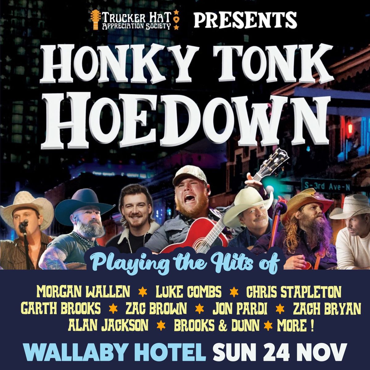 Trucker Hat Appreciation Society\u2019s Honky Tonk Hoedown 