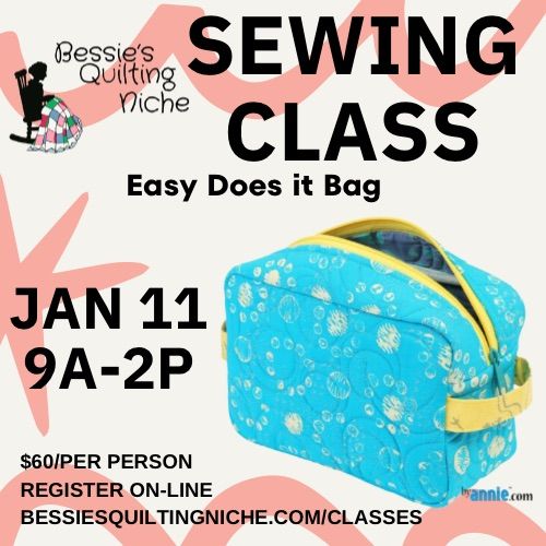 Sewing Class - Easy Does It Bag 