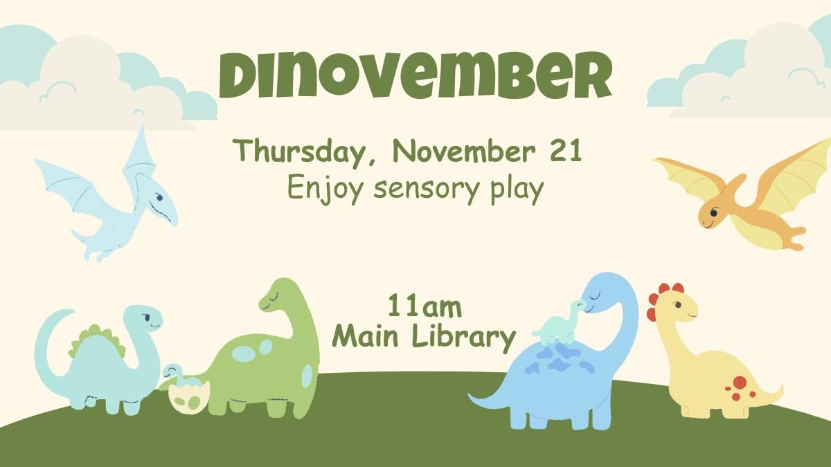 Dinovember: Dino Sensory Play