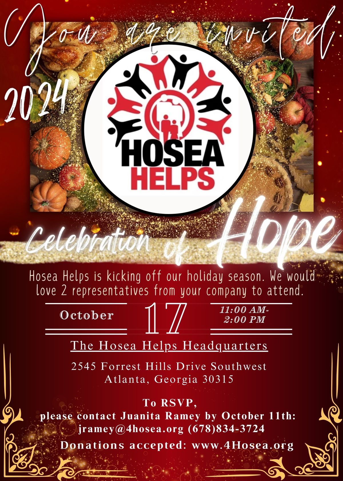 Hosea Helps Holiday Events