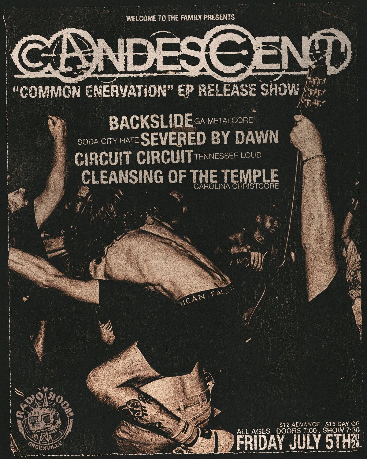 WTTF Presents: Candescent EP Release show at Radio Room