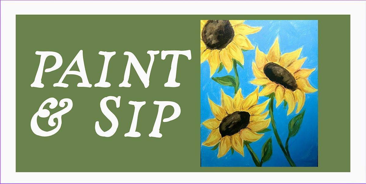 Sunflower Paint and Sip San Diego