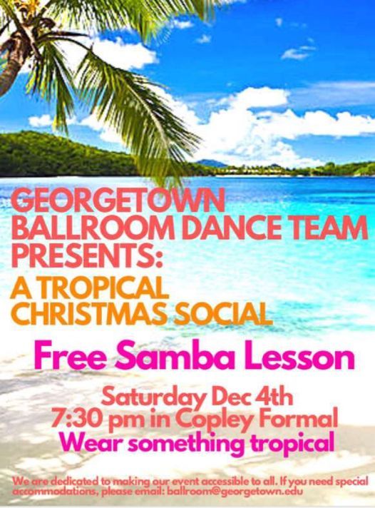 Ballroom Social #3: A Tropical Christmas Social