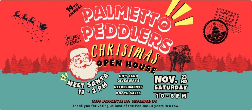 Palmetto Peddlers Christmas Open House