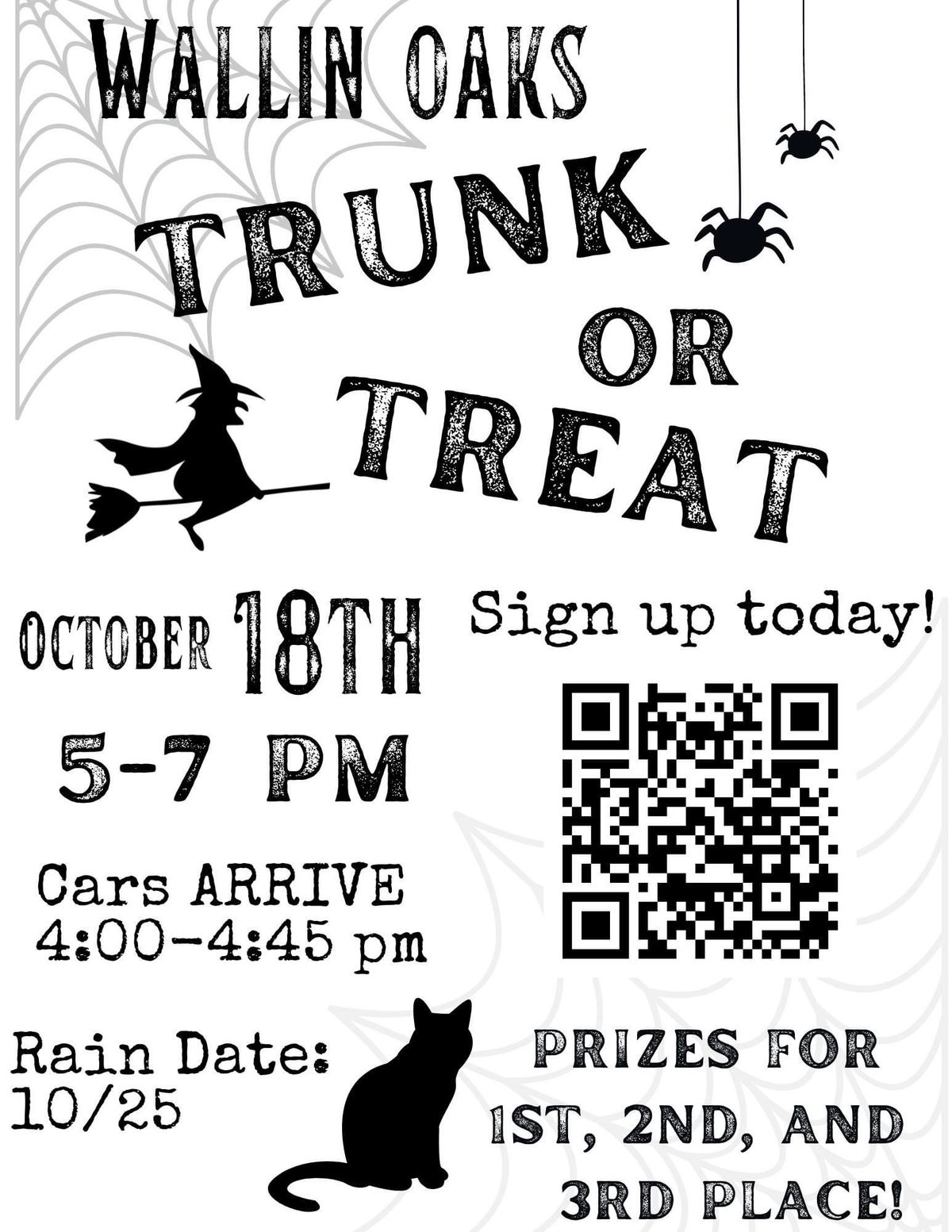 Wallin Oaks Trunk or Treat