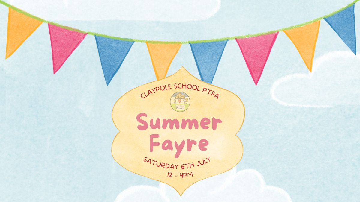 Claypole School PTFA Summer Fayre