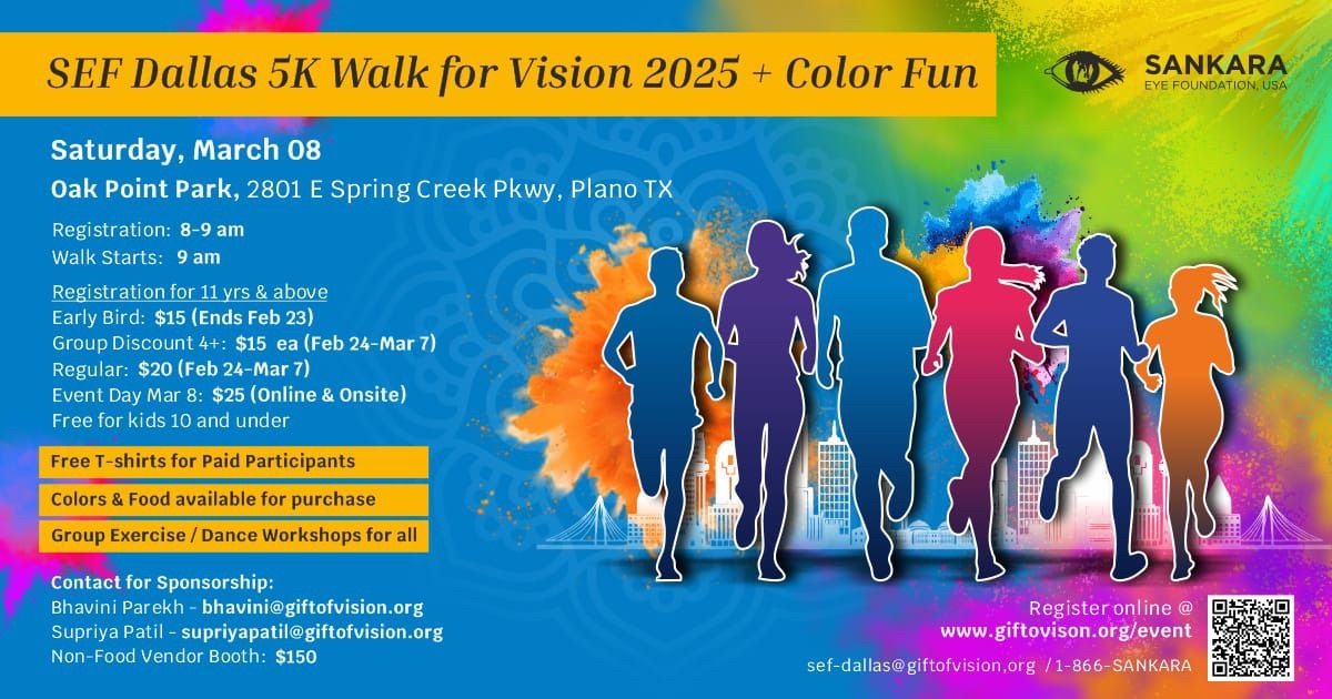 5K Walk for Vision 2025 - Color Fun