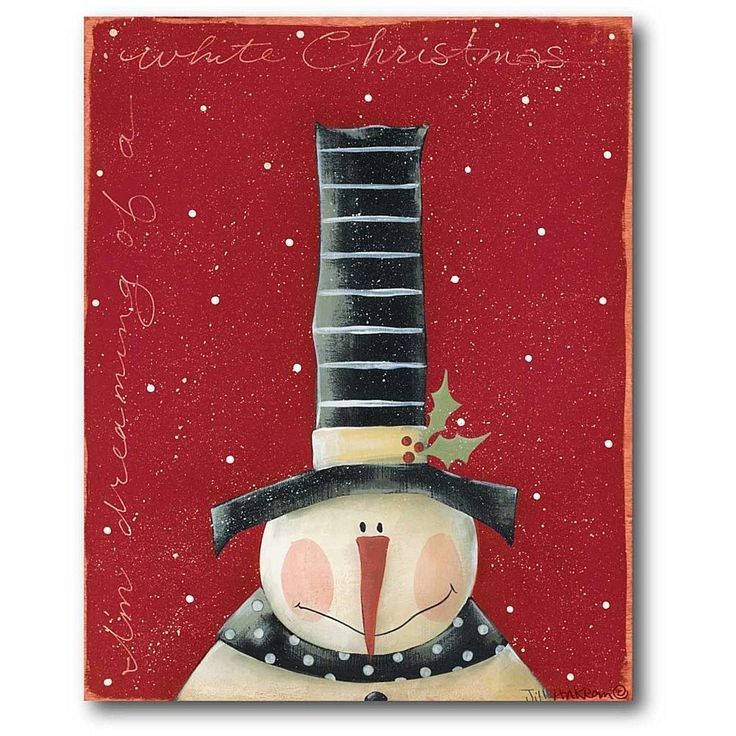 Folksy Snowman, Acrylic painting. Saturday Dec. 21. 1pm at 1459 Humboldt Rd Chico.