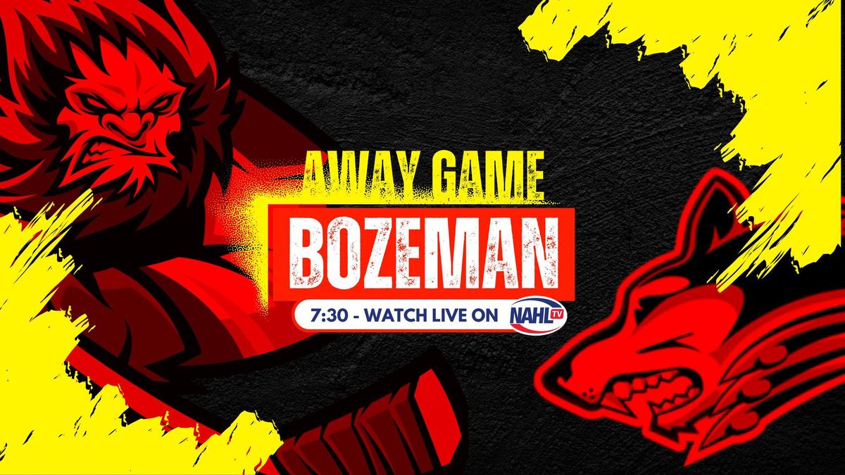 AWAY - Battle on Ice: Wild vs. Bozeman Ice Dogs