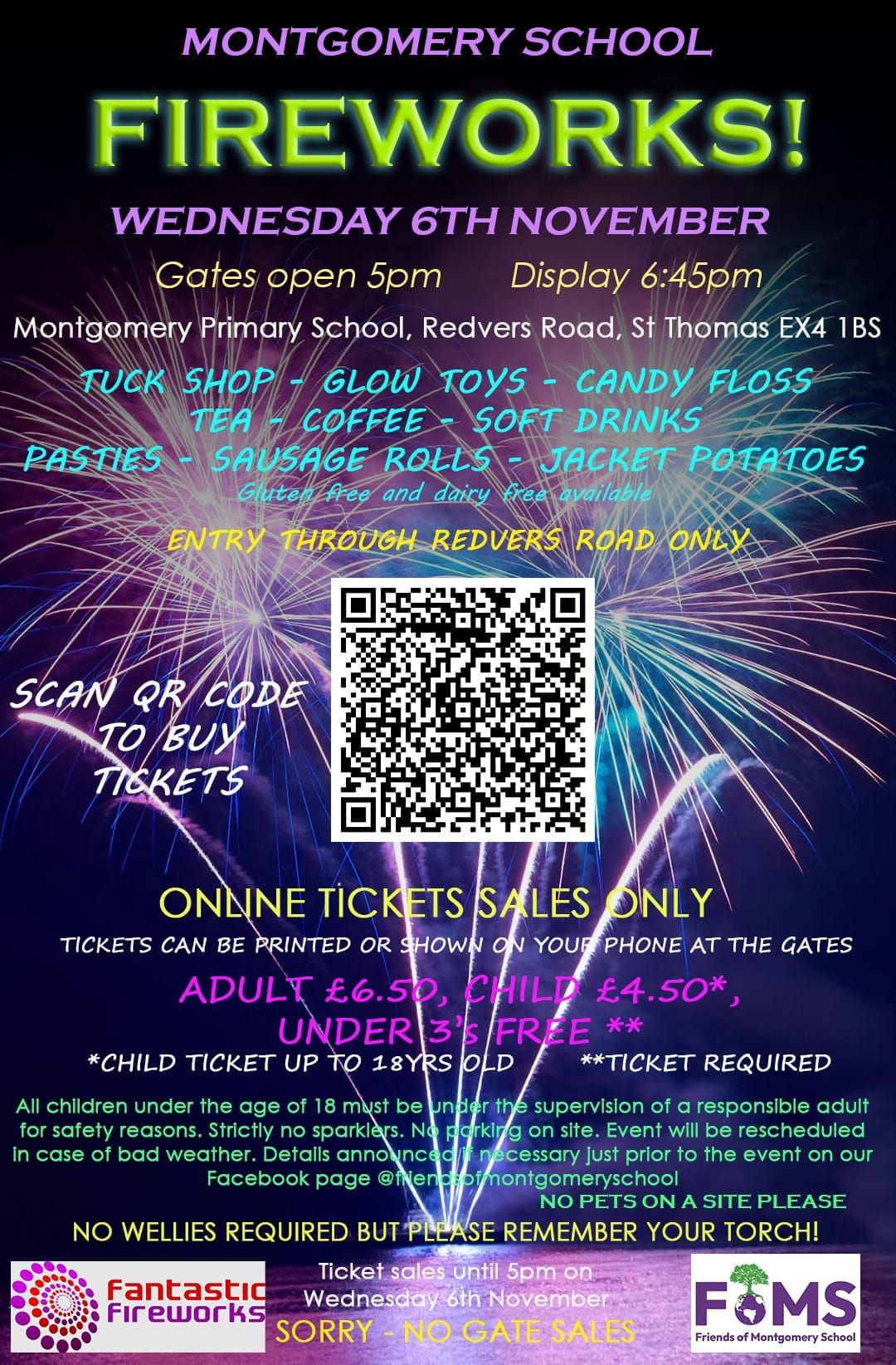 Montgomery Primary School Fireworks Display 2024