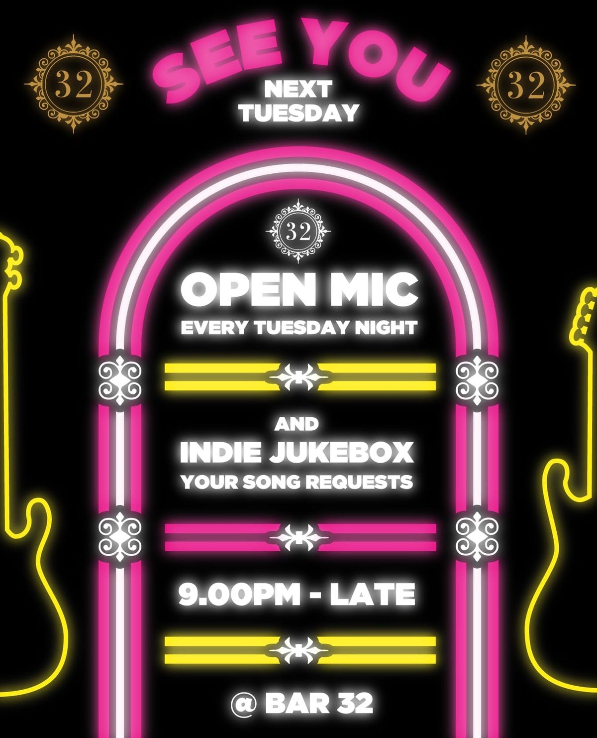 See You Next Tuesday Open Mic Nights