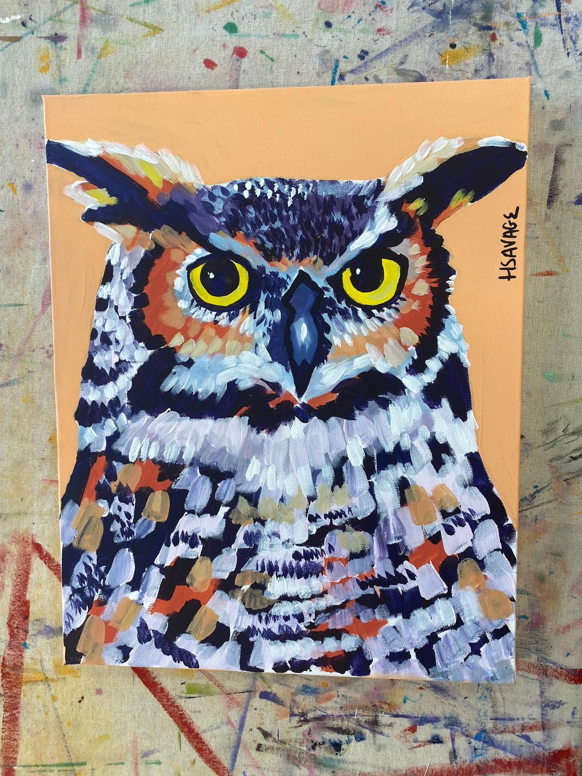 Paint and Sip - Owl