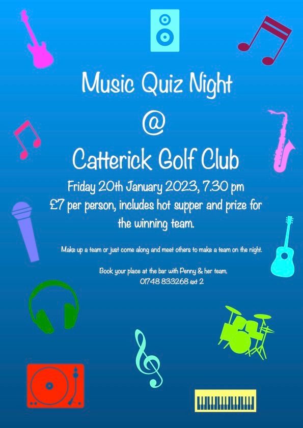 Music Quiz Night @ Catterick Golf Club