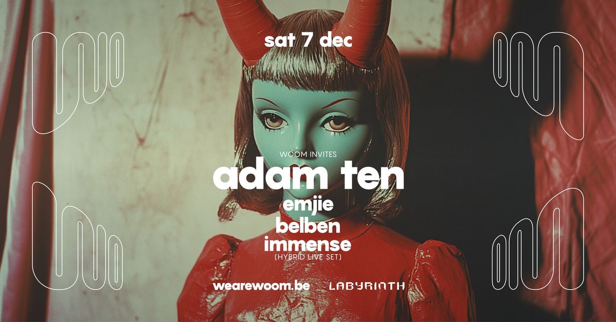 WOOM invites ADAM TEN | 360\u00b0 immersive club