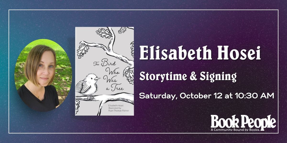 BookPeople Presents: A Special Storytime with Elisabeth Hosei