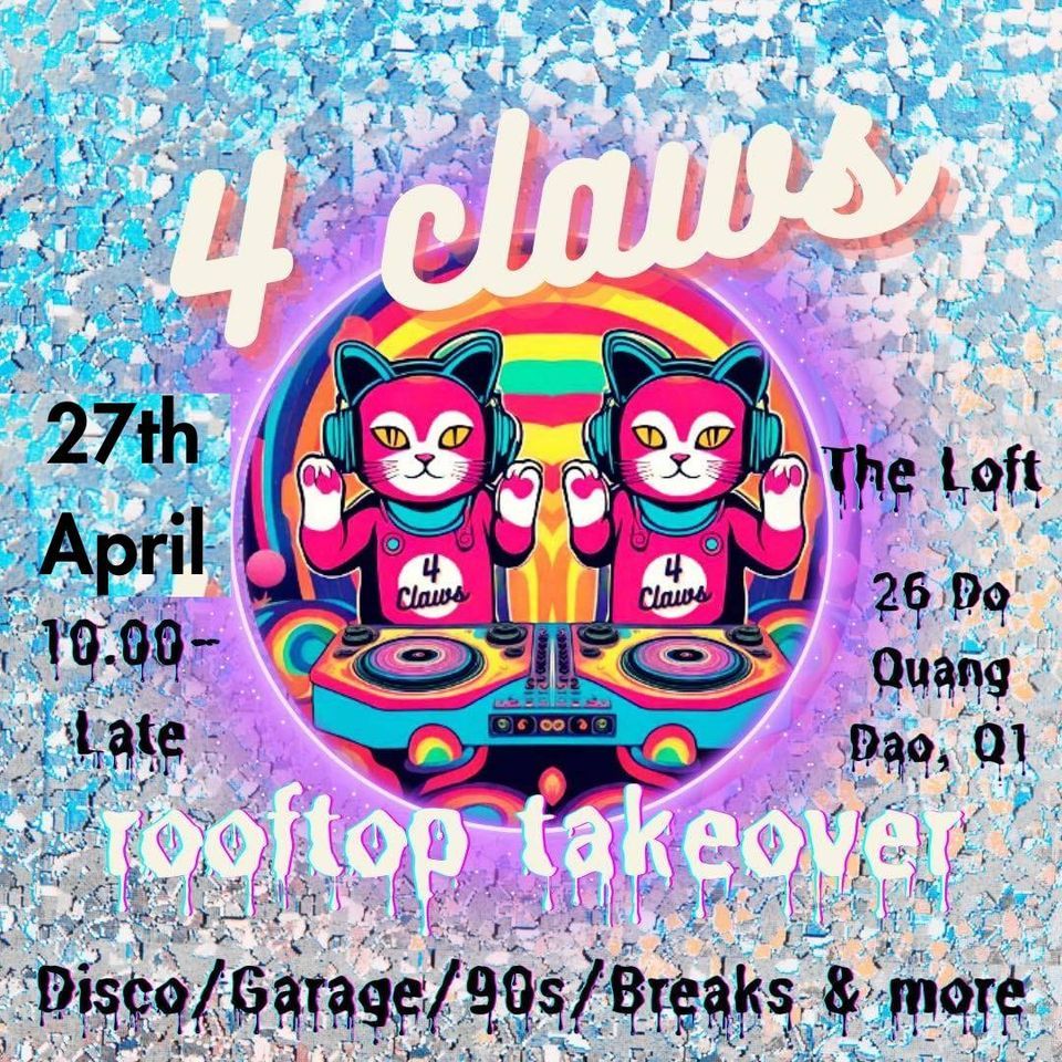 4 Claws Rooftop Takeover chapter... who's counting?