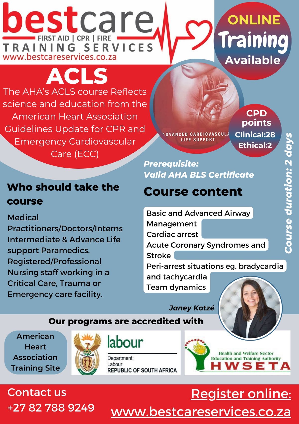 ACLS course in Pretoria