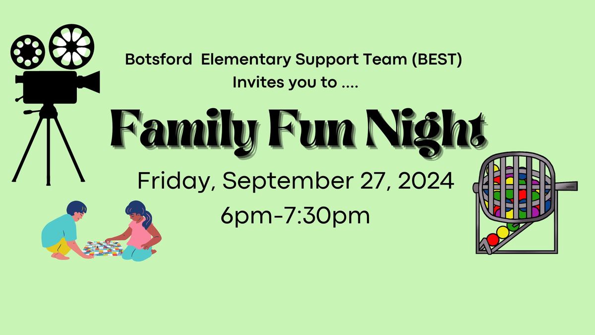 BEST Family Fun Night - September