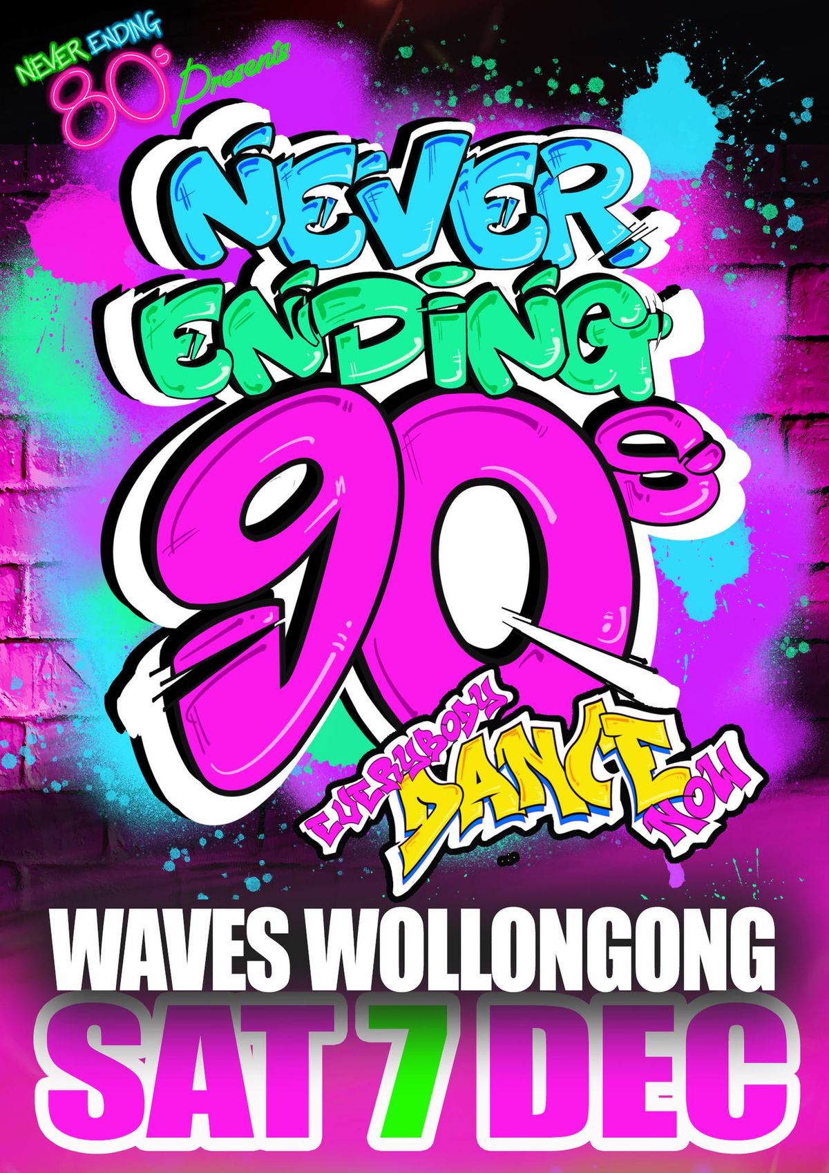 Never Ending 90s - Waves, Wollongong