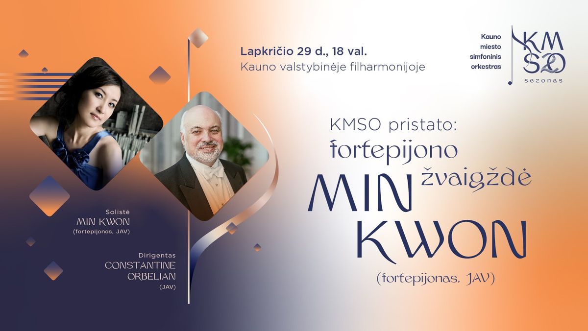 KMSO pristato: fortepijono \u017evaig\u017ed\u0117 MIN KWON (JAV)