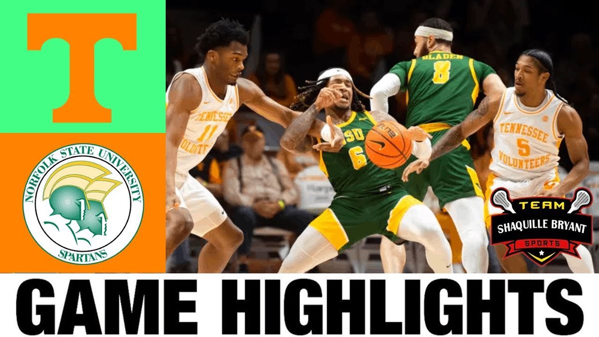 Norfolk State Spartans at Tennessee Volunteers Mens Basketball