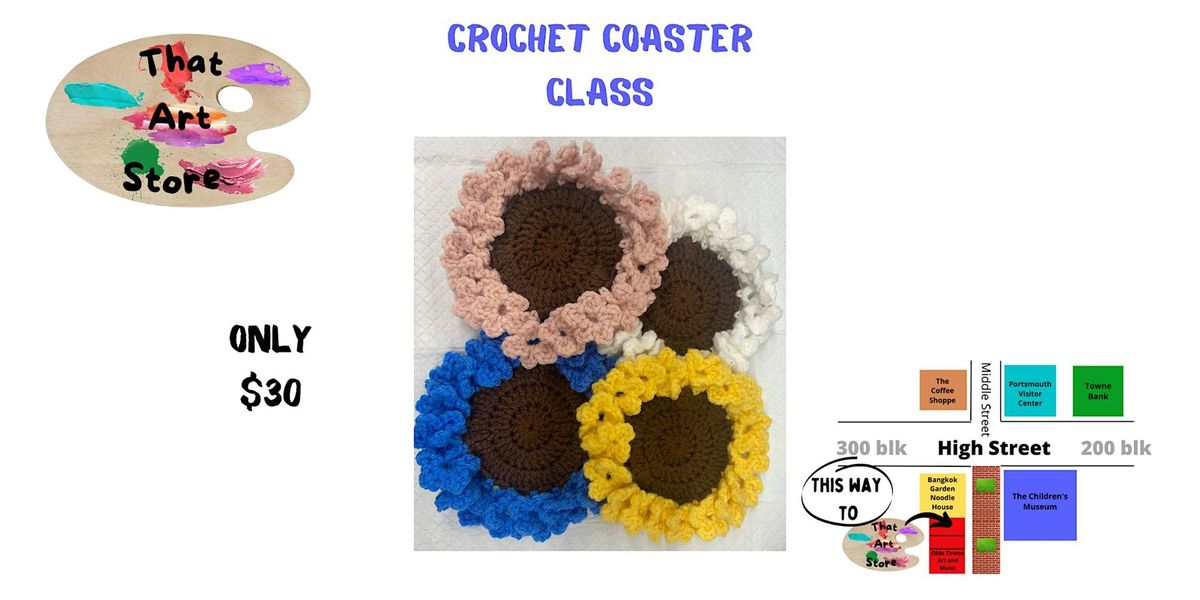 Crochet coaster class