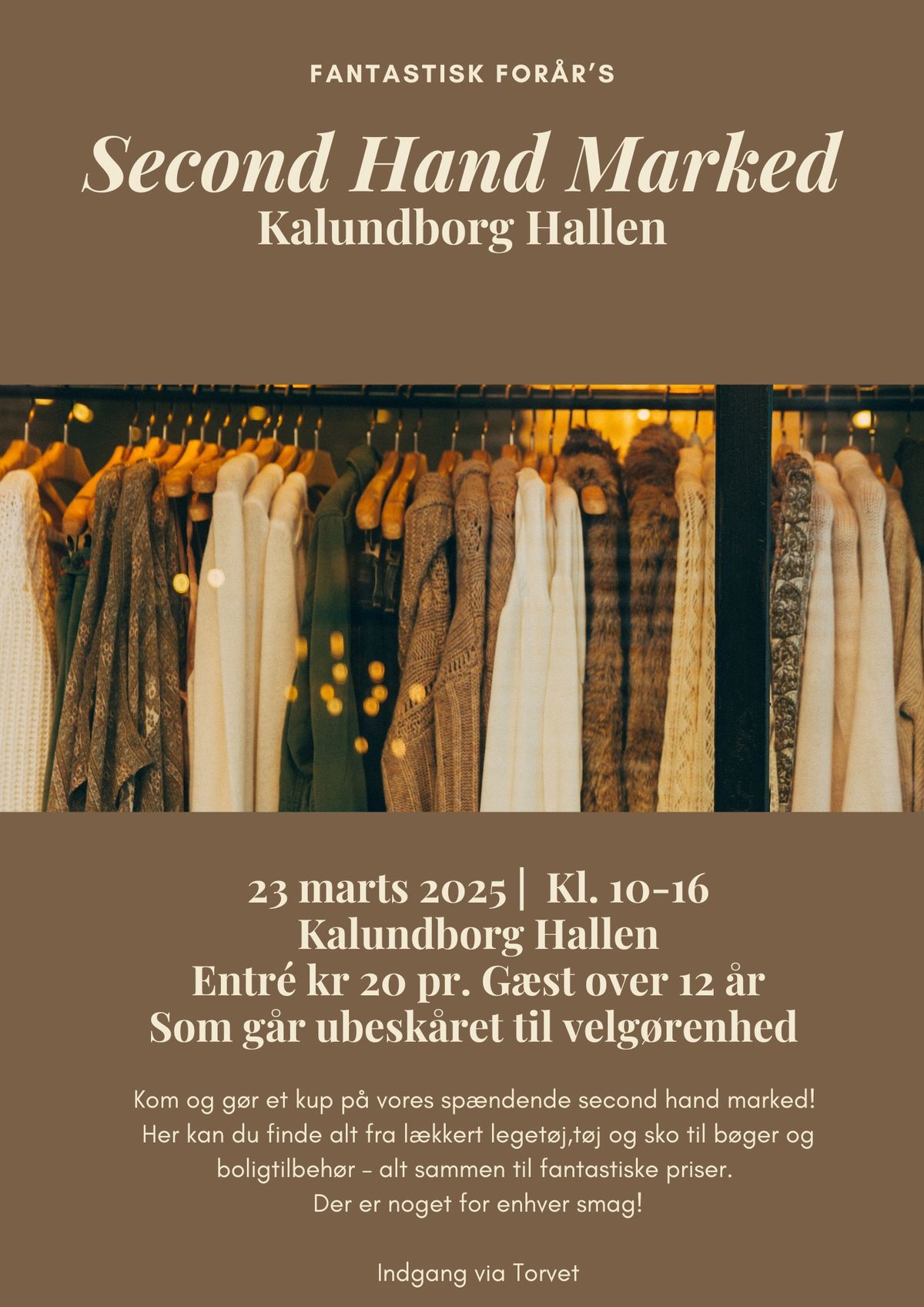 Second Hand Marked i Kalundborg Hallen