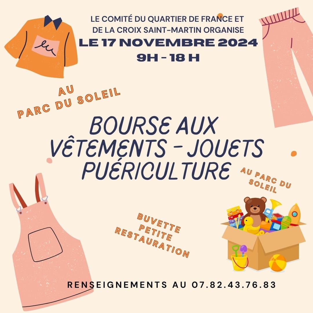 Bourse aux v\u00eatements enfants jouets pu\u00e9riculture